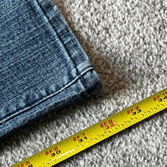 Sasson Boot Cut Boogie Flare Blue Jeans Ring My Bell Wash Womens 14 35x32 - Picture 6 of 10